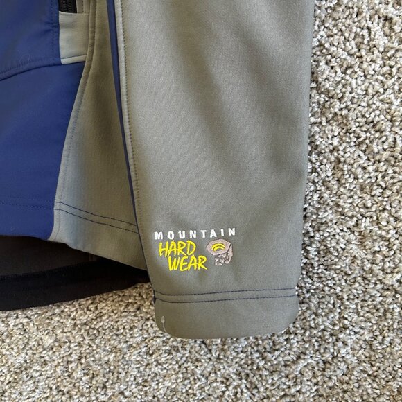 Mountain Hardwear Mens XL Jacket Blue & Gray Windproof Water-Resistant - Picture 13 of 15